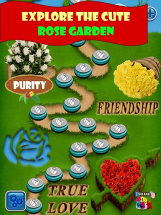 Rose Garden Match 3 screenshot