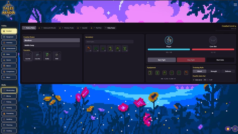 Tales of Aradia: Idle RPG screenshot