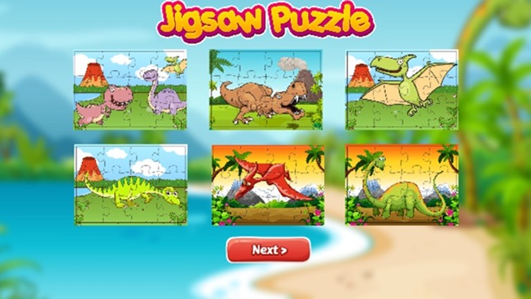 Dino World: Jurassic Zoo Dinosaur Jigsaw Games Image