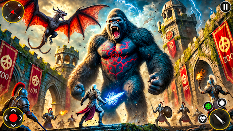 Wild Gorilla City Attack screenshot