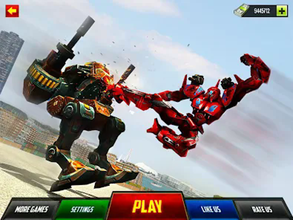 Robot Car War Transform Fight Image