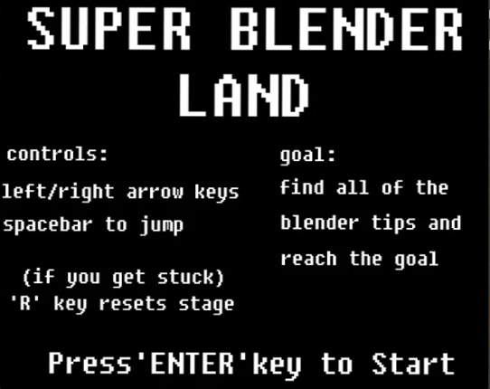 Super Blender Land Game Cover