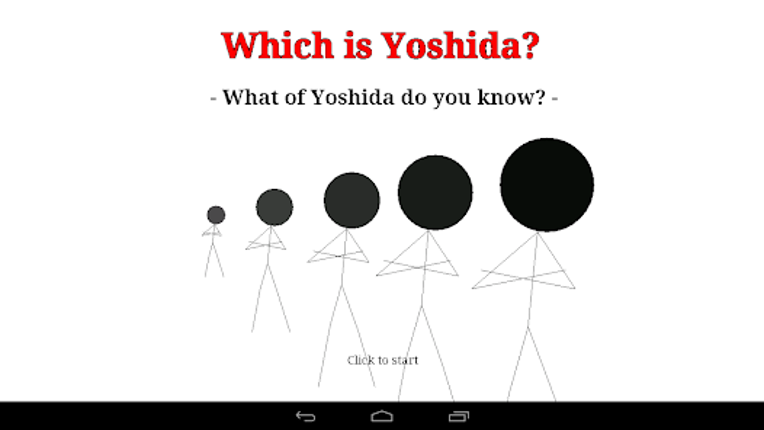 Which is Yoshida? screenshot