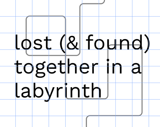 lost (&found) together in a labyrinth Game Cover