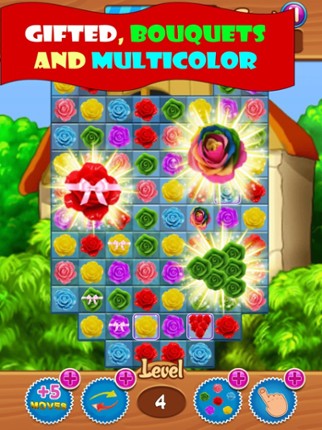 Rose Garden Match 3 screenshot