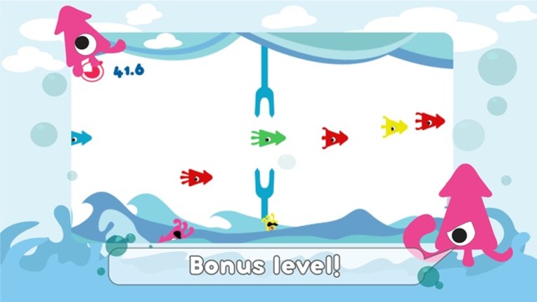 Squishing Squid - Switch and Squish the Colorful Squid screenshot
