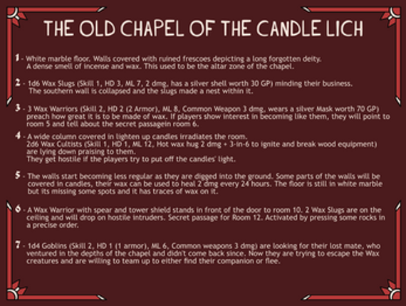 The Old Chapel of the Candle Lich Image