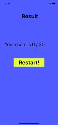 1min Quiz screenshot