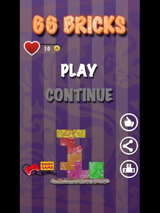 66 Bricks : Master Stacker Build Tower - Fun and addictive need patience physical balance puzzle game! Image