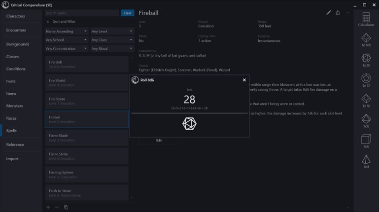 Critical Compendium screenshot