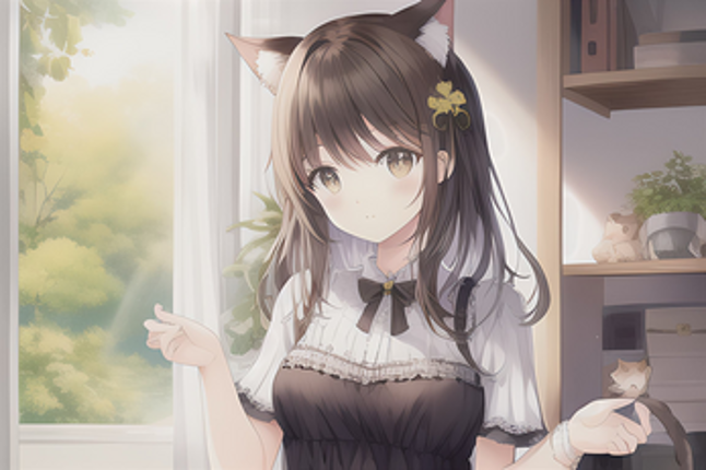 Cute Neko Girls [AI Generated] screenshot