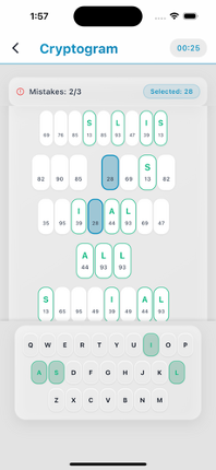 Daily Puzzle Mix screenshot