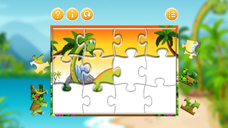 Dino World: Jurassic Zoo Dinosaur Jigsaw Games screenshot