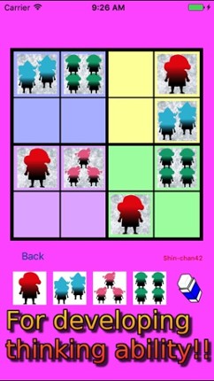 Easy Sudoku 4x4 to 7x7 for Color Figures screenshot
