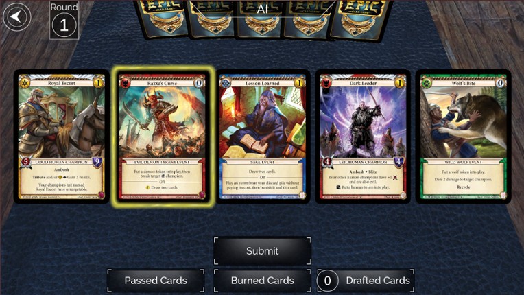Epic Card Game screenshot