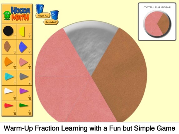 Fraction Circles screenshot