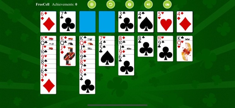 *FreeCell Solitaire screenshot