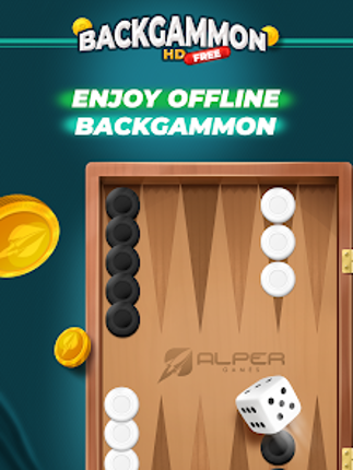Backgammon HD - Offline screenshot
