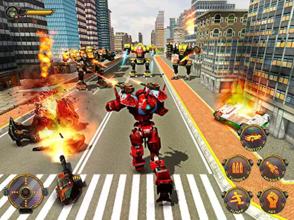 Robot Car War Transform Fight screenshot