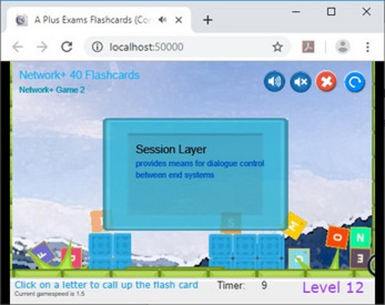 CramFLASH Network+ 40 Random FlashCards screenshot