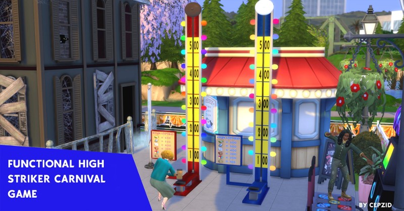Functional High Striker Carnival Game Image