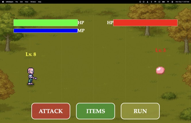 Infinilearn Math Game screenshot