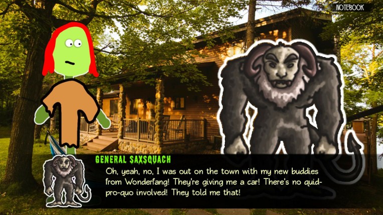 Last Summer at Camp Apocalypse Blood: 101 Ways to Not Capture Bigfoot screenshot