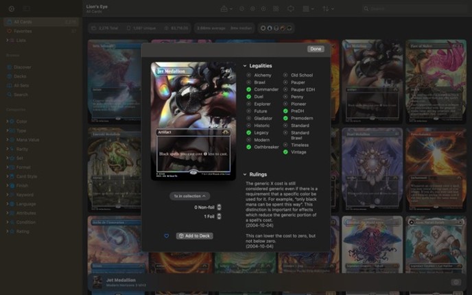 MTG Scanner - Lion’s Eye Image