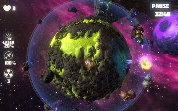 Orbital Invaders. Space action screenshot