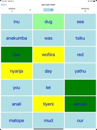 PickAPair Chichewa - English screenshot