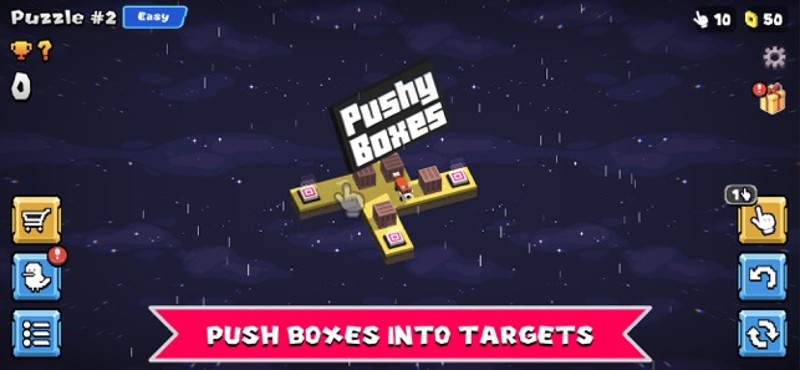 Pushy Boxes - Pushing Puzzle screenshot