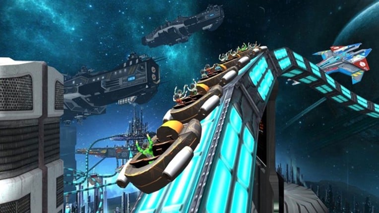 RollerCoster Simulator Space. Ride The 6 Parck Amusement Theme Mania Image