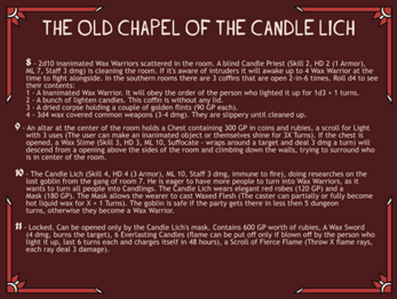 The Old Chapel of the Candle Lich Image