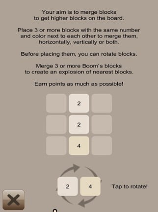 2048 Merged Boom! screenshot