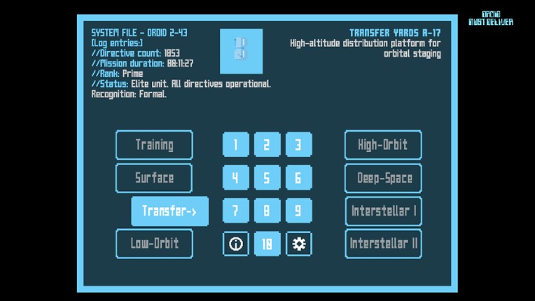 Droid Must Deliver screenshot
