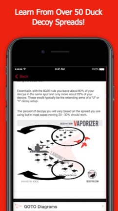 Duck Hunting Spreads &amp; Diagrams - Duck Hunting App Image
