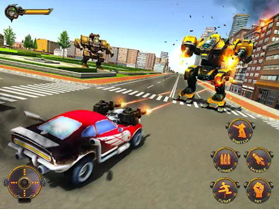 Robot Car War Transform Fight screenshot
