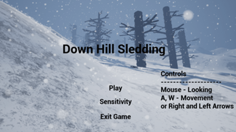Down hill sledding screenshot