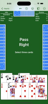 Hearts - Play with your rules screenshot