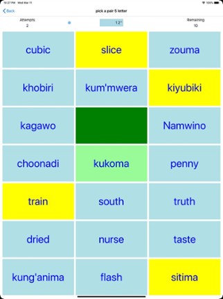 PickAPair Chichewa - English screenshot