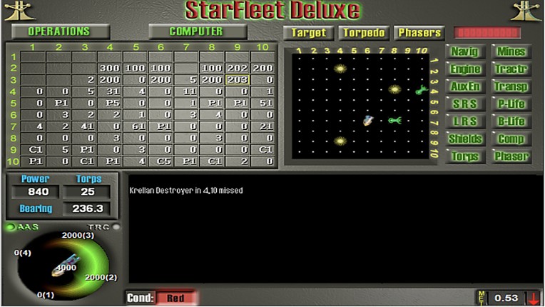 Star Fleet Deluxe screenshot
