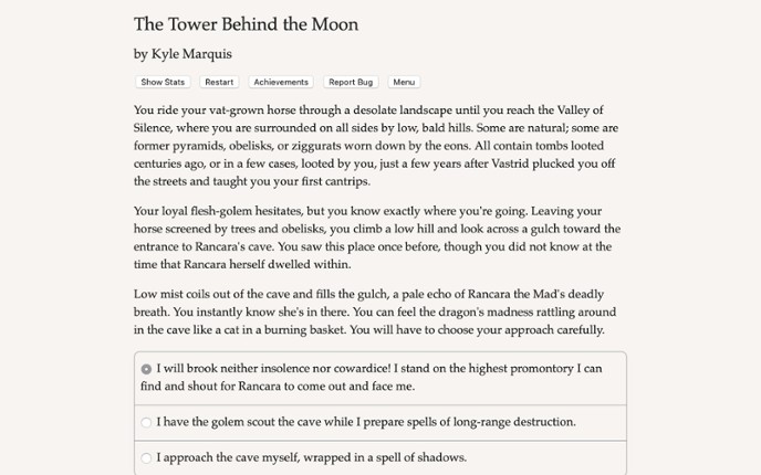 Tower Behind the Moon screenshot