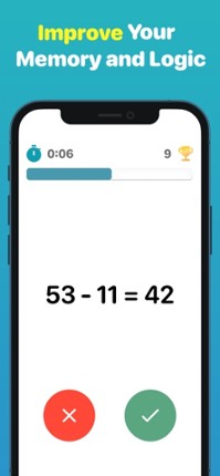 Brain Test, Math for adults Image