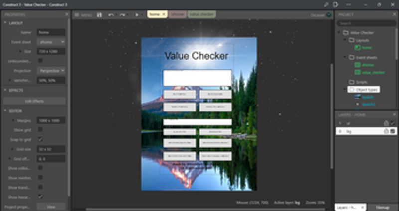 Construct 3 Value Checker Image