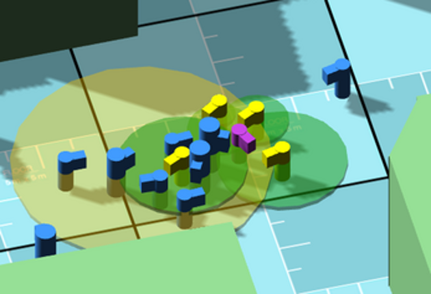 Crowd Behavior - Mall Simulation Image