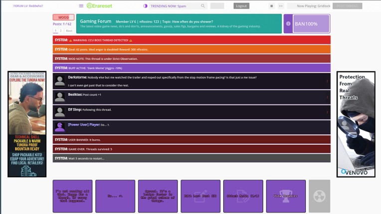 Erareset: Rogue Forum Image