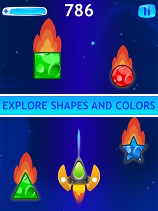 Galaxy shape and color shooter screenshot