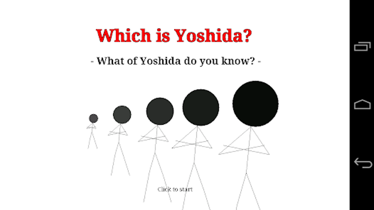 Which is Yoshida? screenshot