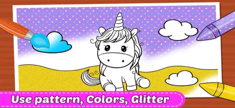 Glitter Coloring Art screenshot