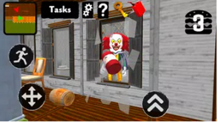 Neighbor Clown. Scary Escape 3D Image